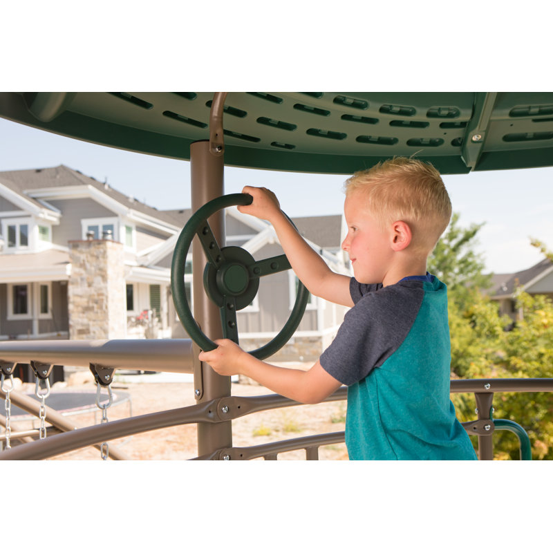 Lifetime Adventure Lifetime Metal Swing Set with 2 Swing(s) , 1 Slide(s) & Reviews Wayfair